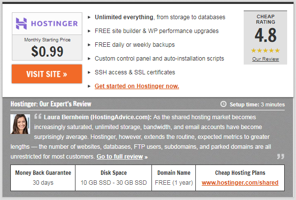 Hostinger hosting and domain name - How to start a blog site for dummies and beginners, step by step to make