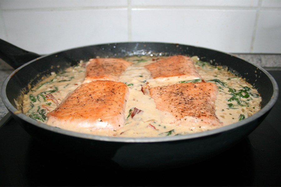Creamy Salmon - creative ideas for dinner