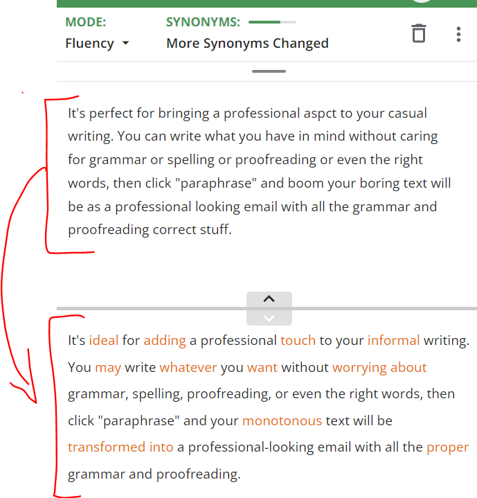 5. Quillbot - email writing tool for rewriting your informal and free writings to formal