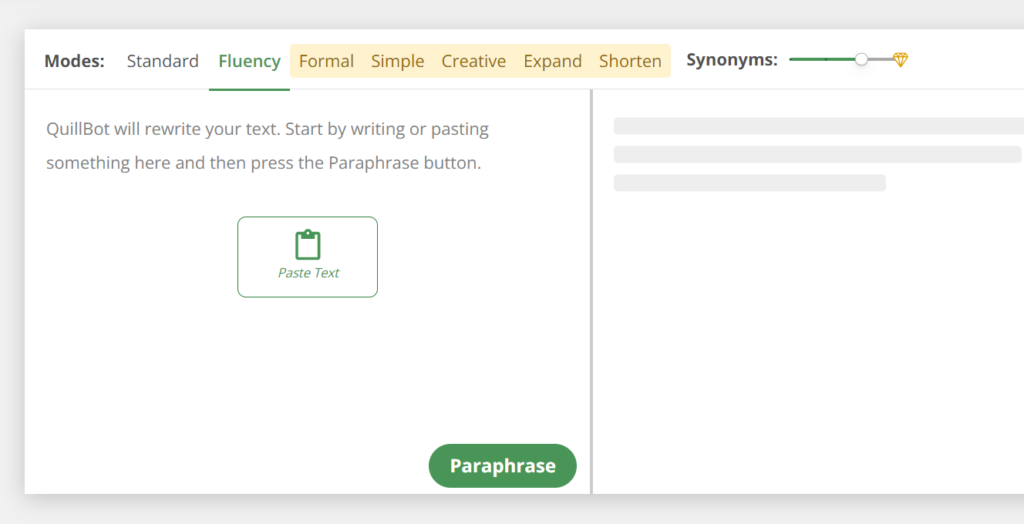 2. QuillBot Paraphrase Tool