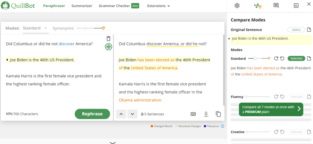 quillbot - Paraphrase Generator - Best Free Online Tools