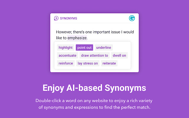 ai based synonyms