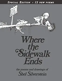 Banned Book - 12. Where the Sidewalk Ends Special Edition with 12 Extra Poems: Poems and Drawings (Hardcover)