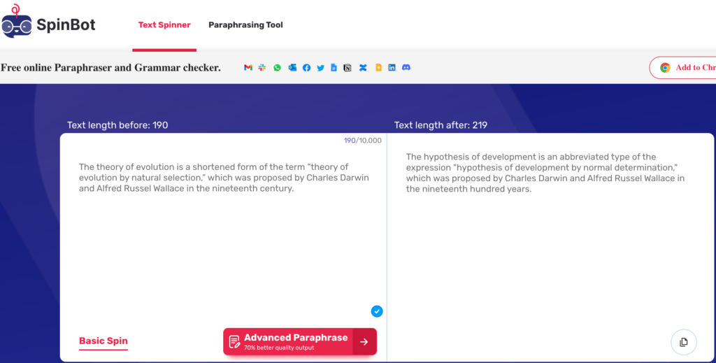 Spinbot Rearranging Tool