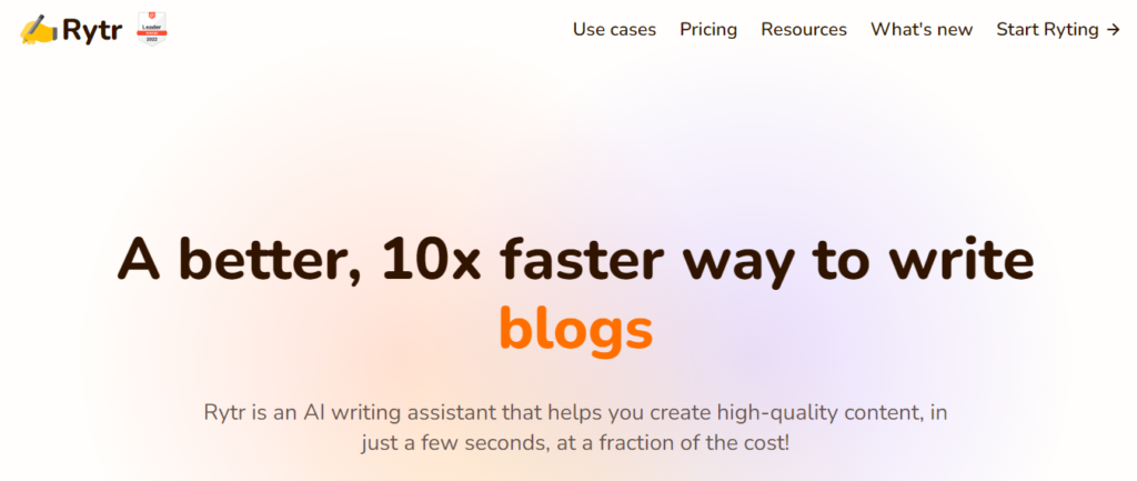 Rytr AI Short Sentence Generator