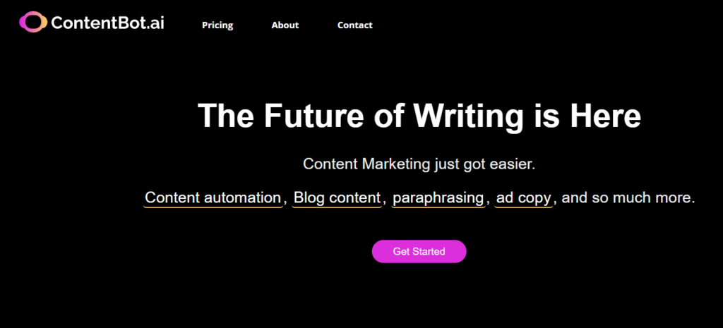 3. ContentBot essay writer generator