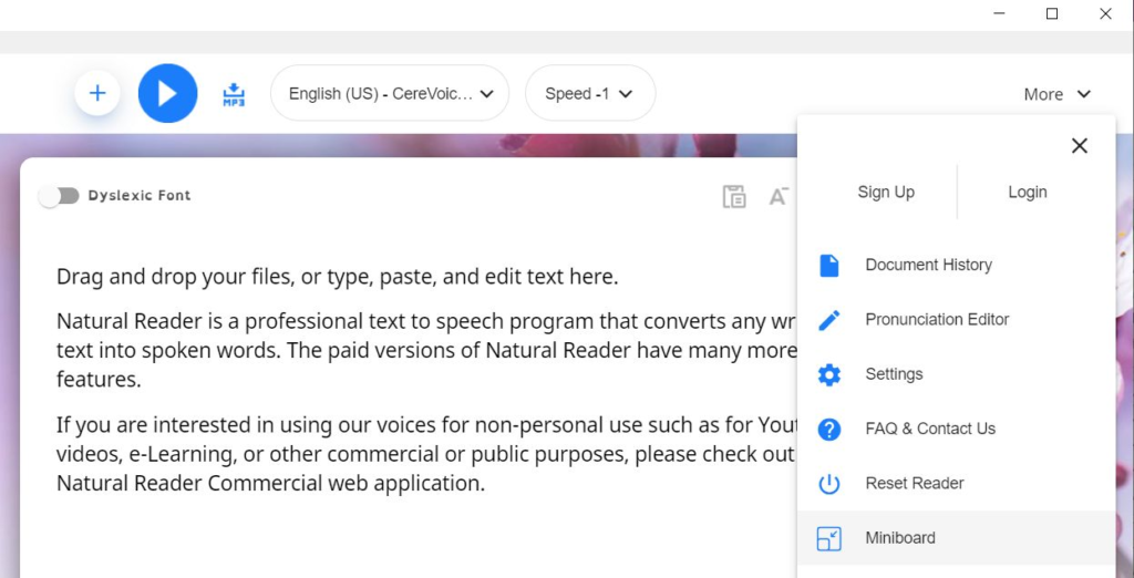 Naturalreaders - Free TTS Services with AI-Powered Natural-Sounding Voices