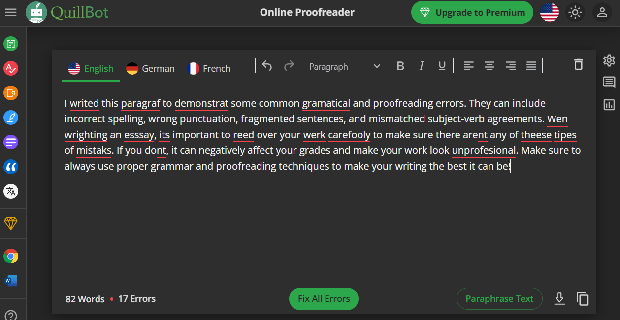 Proofreader Generator Free AI Proofreading Tool - fix instantly your text errors! (2026)
