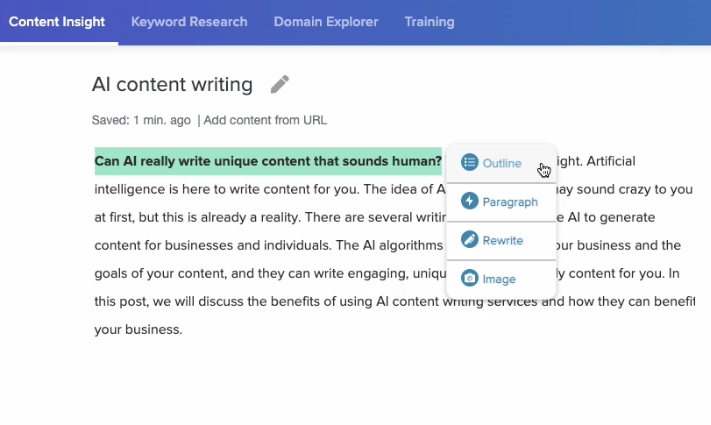 5. Contentedge advanced email writer