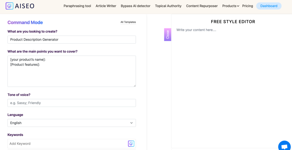 AISEO for SEO performance