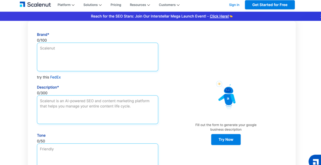 Scalenut for start-ups