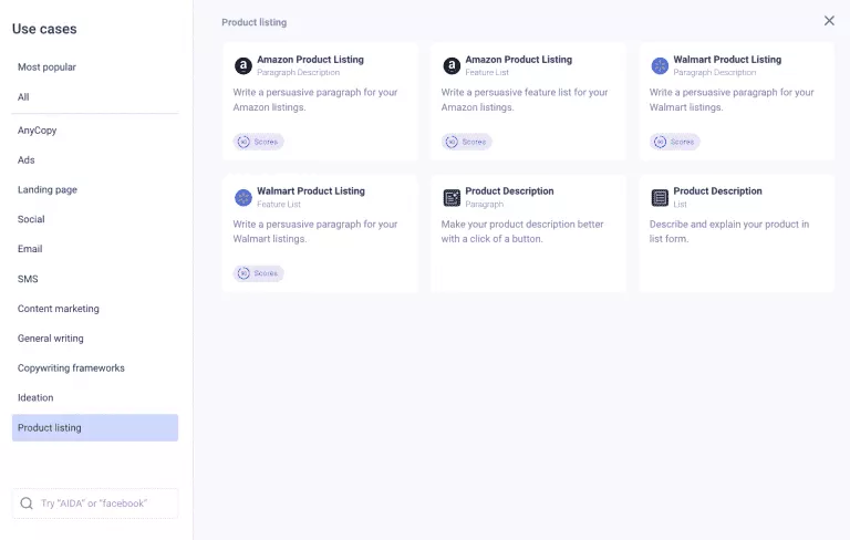 Anyword Amazon Product Description Generator