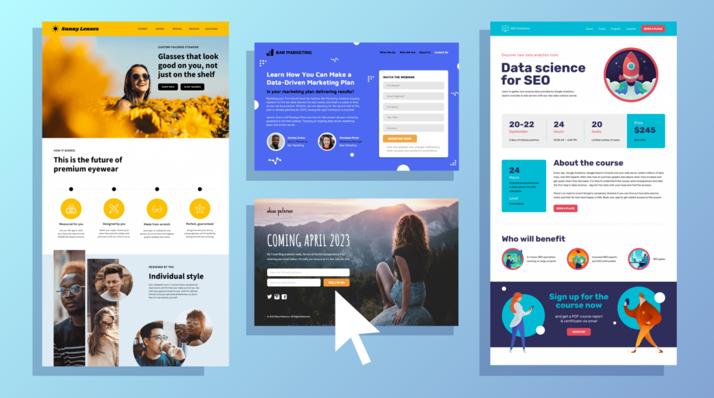 landing page examples: how to generate landing pages using ai