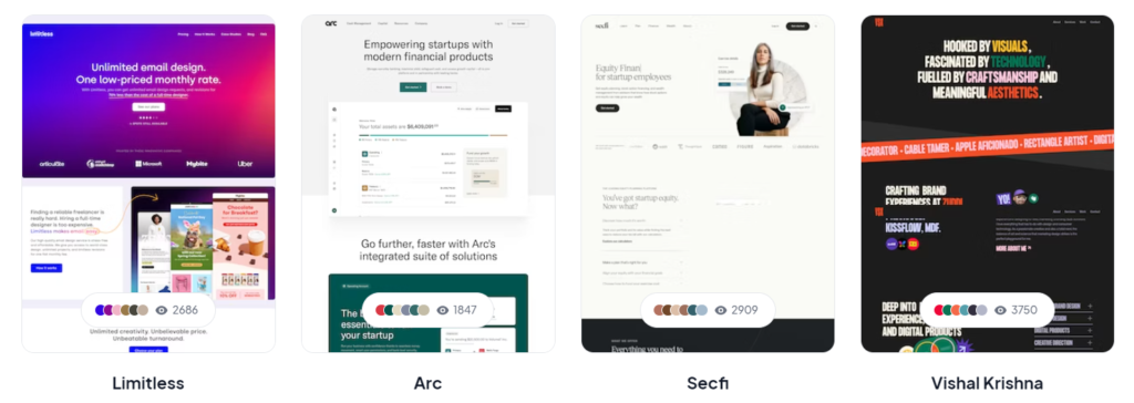 Landingfolio landing page examples