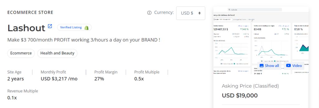 5. Lashout - Niche: Beauty