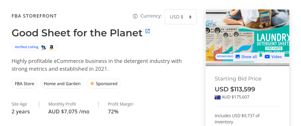 7. Good Sheet for the Planet - Niche: Eco-Friendly