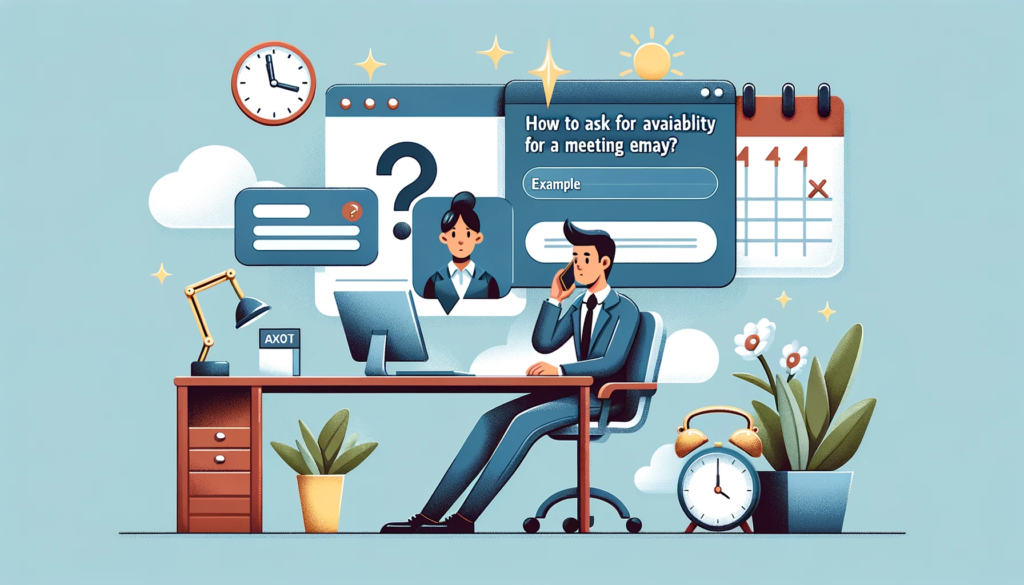 How to Ask for Meeting Availability: Example Email