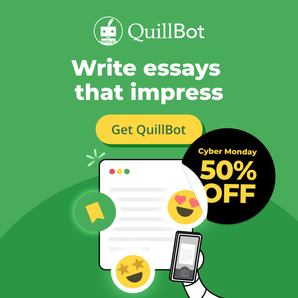 quillbot essays 50% off discount code