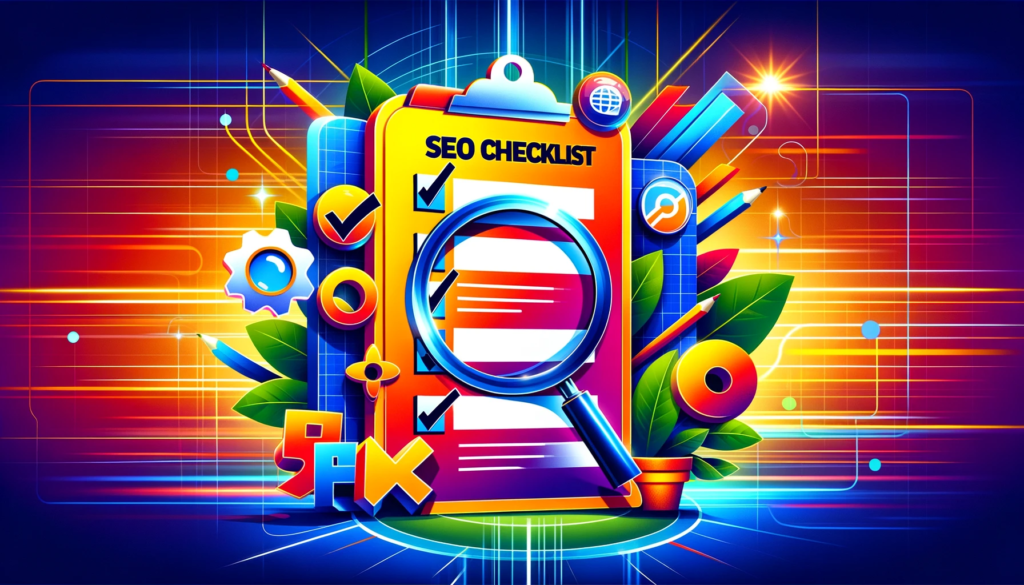 SEO checklist illustration
