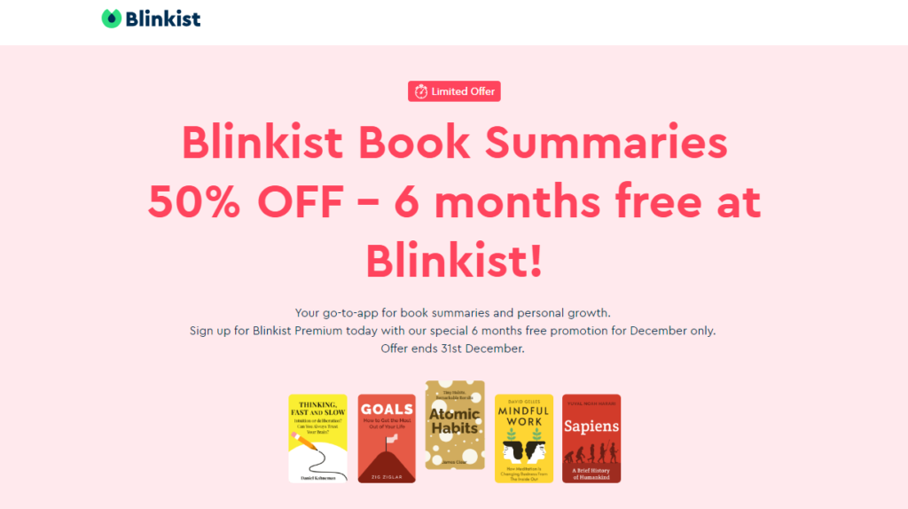 All Blinkist Discounts, Coupons, Promo Codes [Update]