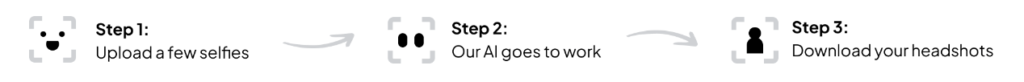 3 steps to generate a headshot