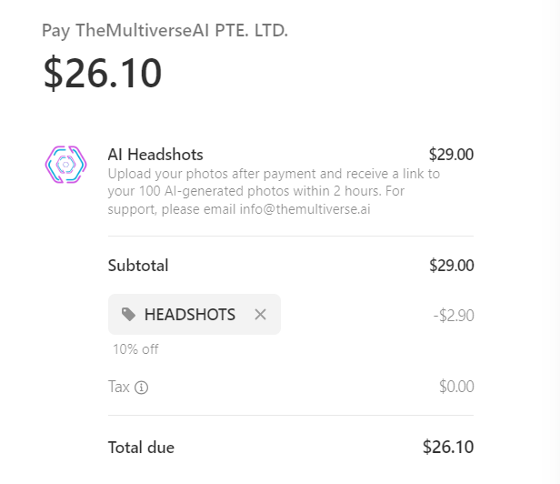 TheMultiverseAI plan and price with discount of 10% off