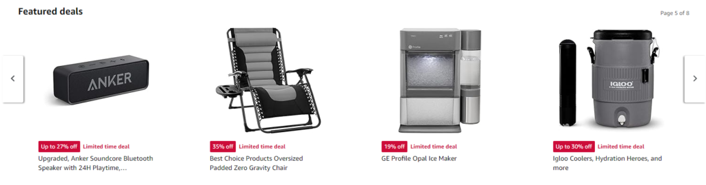 Bluetooth speaker, padded zero gravity chair, ice maker, and cooler (Memorial Day sale deals on Amazon)