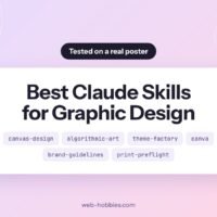 Best Claude skills for graphic design: canvas-design, algorithmic-art, theme-factory, Canva, brand-guidelines and print-preflight