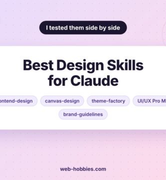 Best design skills for Claude: frontend-design, canvas-design, theme-factory, UI/UX Pro Max and brand-guidelines