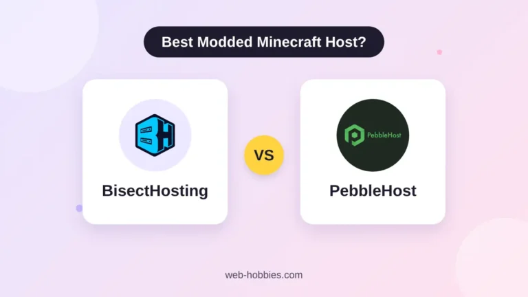 BisectHosting vs PebbleHost: best server hosting for modded Minecraft