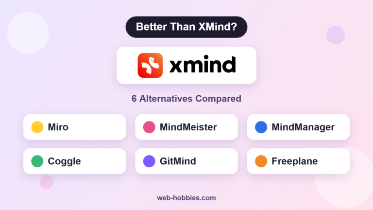 Best XMind alternatives: Miro, MindMeister, MindManager, Coggle, GitMind, Freeplane
