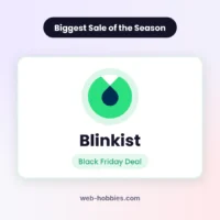 Blinkist Black Friday deal