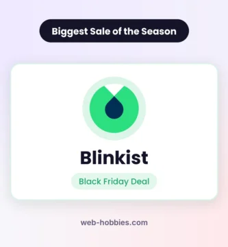 Blinkist Black Friday deal