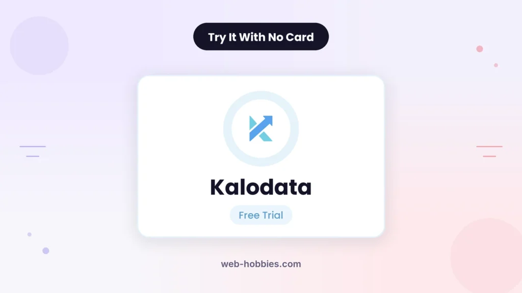 Kalodata free trial