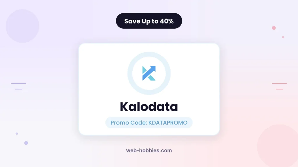 Kalodata promo code KDATAPROMO