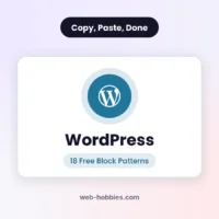 Free WordPress block patterns