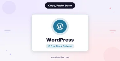 Free WordPress block patterns