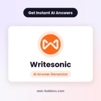 Writesonic AI answer generator