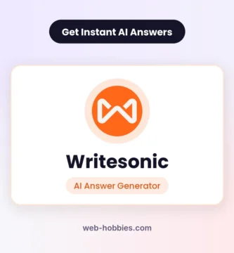 Writesonic AI answer generator