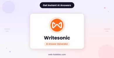 Writesonic AI answer generator