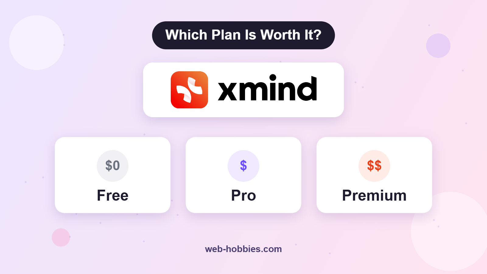 XMind Pricing: Free vs Pro vs Premium Plans Compared